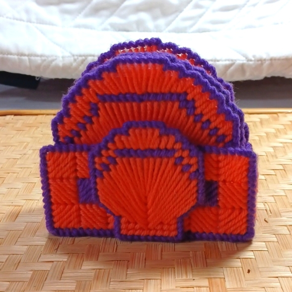 Handmade Shell Coasters - Picture 1 of 8
